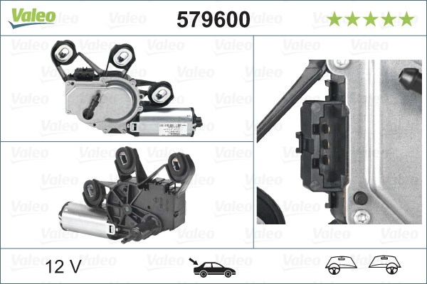 Ruitenwissermotor Valeo 579600