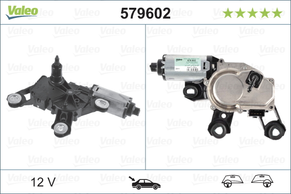 Ruitenwissermotor Valeo 579602