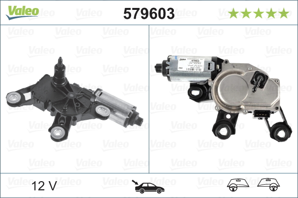 Ruitenwissermotor Valeo 579603