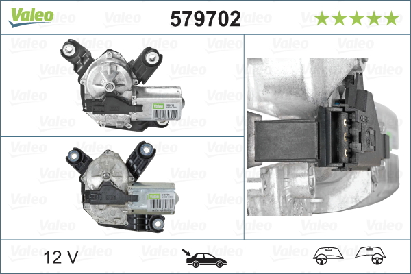 Ruitenwissermotor Valeo 579702