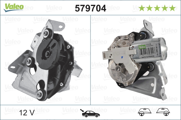 Ruitenwissermotor Valeo 579704