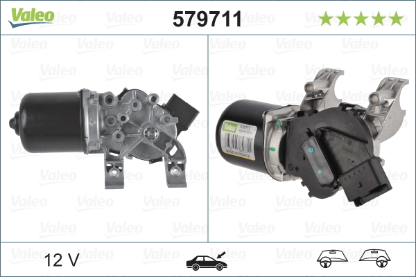 Ruitenwissermotor Valeo 579711