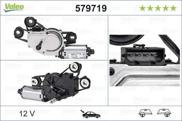 Ruitenwissermotor Valeo 579719