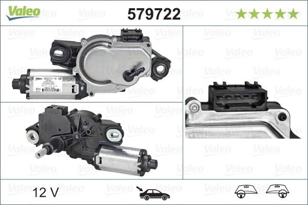 Ruitenwissermotor Valeo 579722