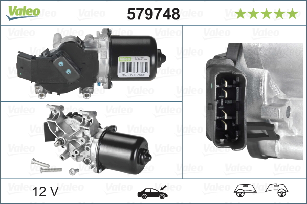 Ruitenwissermotor Valeo 579748