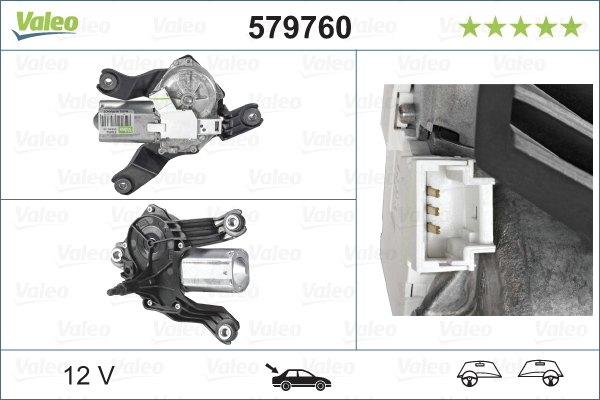 Ruitenwissermotor Valeo 579760