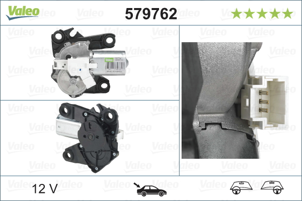 Ruitenwissermotor Valeo 579762