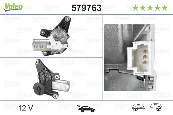 Ruitenwissermotor Valeo 579763