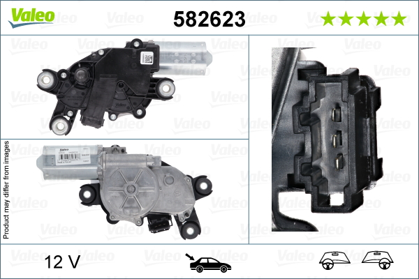 Ruitenwissermotor Valeo 582623