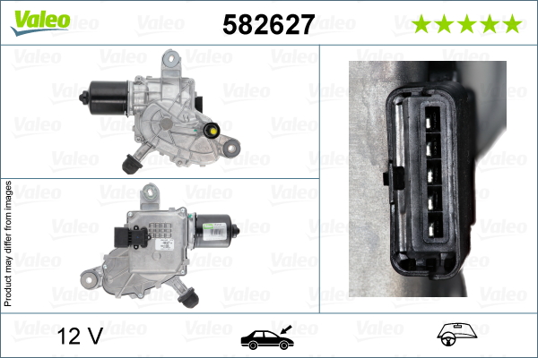 Ruitenwissermotor Valeo 582627