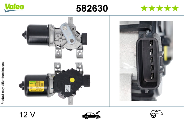 Ruitenwissermotor Valeo 582630