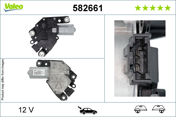 Ruitenwissermotor Valeo 582661