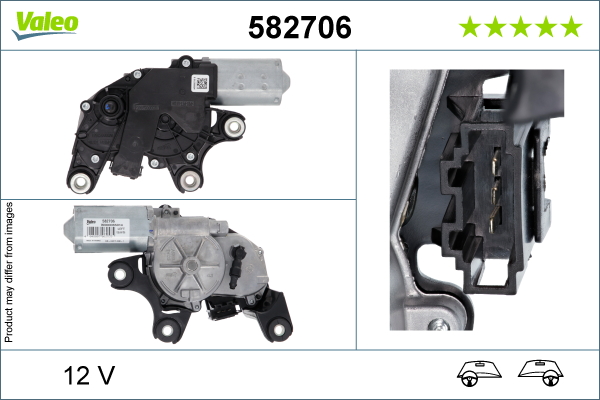 Ruitenwissermotor Valeo 582706