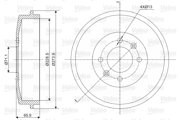 Remtrommel Valeo 237000