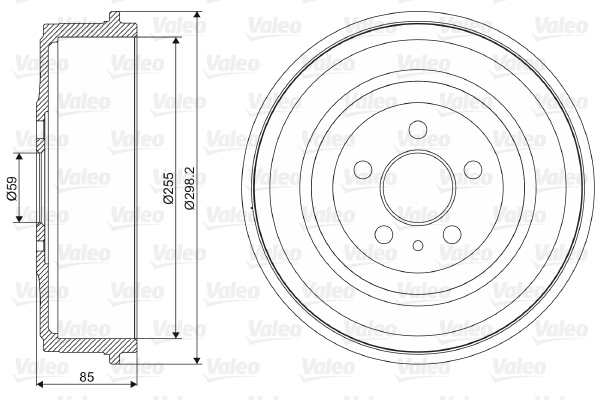 Remtrommel Valeo 237005