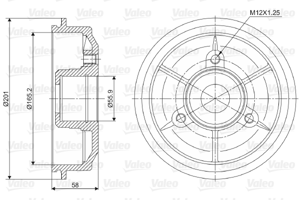 Remtrommel Valeo 237010