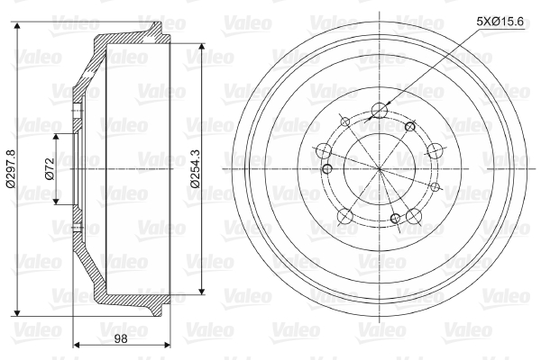 Remtrommel Valeo 237014