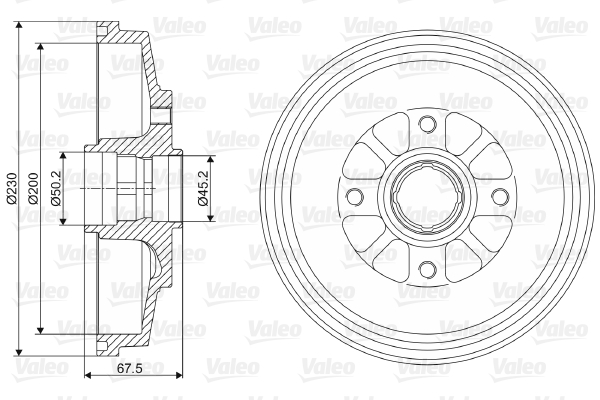 Remtrommel Valeo 237020