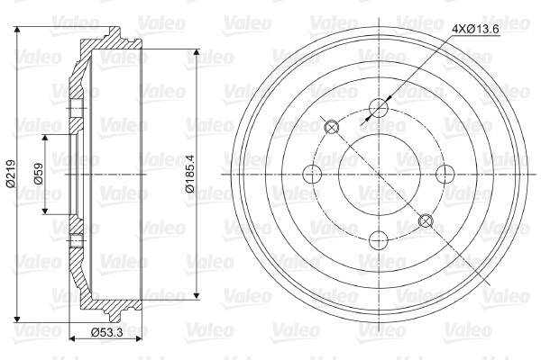 Remtrommel Valeo 237024