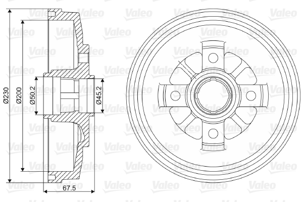 Remtrommel Valeo 237025