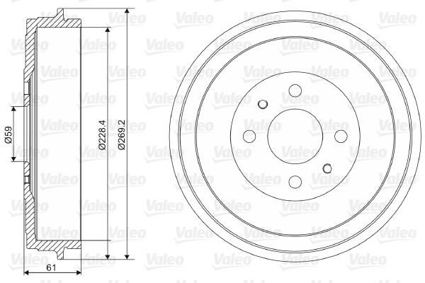 Remtrommel Valeo 237037