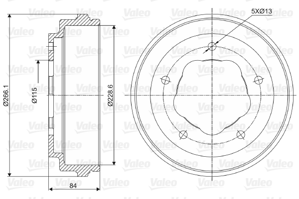 Remtrommel Valeo 237038