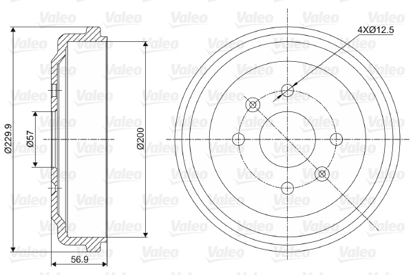 Remtrommel Valeo 237041