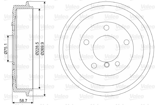 Remtrommel Valeo 237042