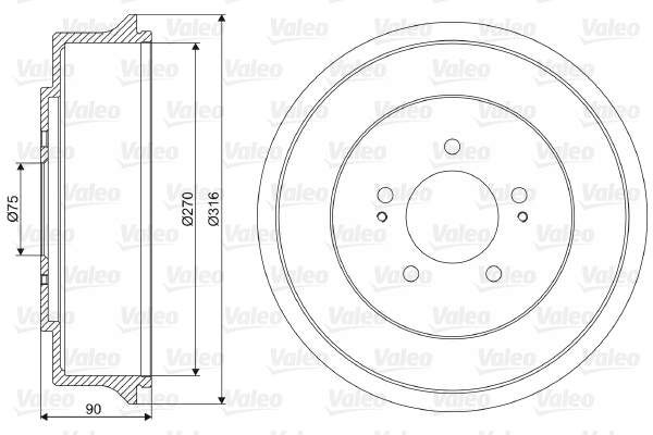 Remtrommel Valeo 237047