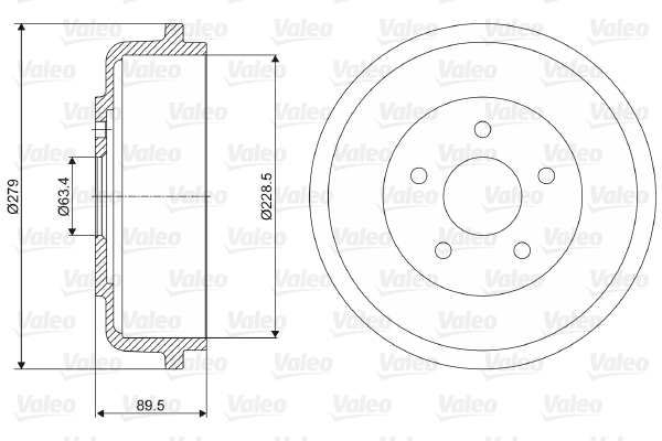 Remtrommel Valeo 237053