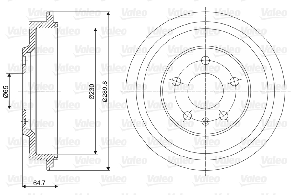 Remtrommel Valeo 237054