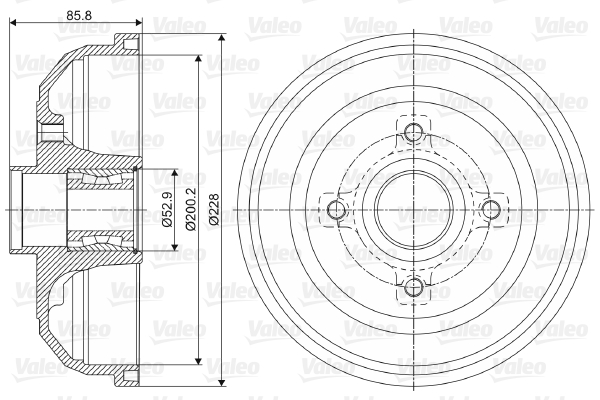 Remtrommel Valeo 237058