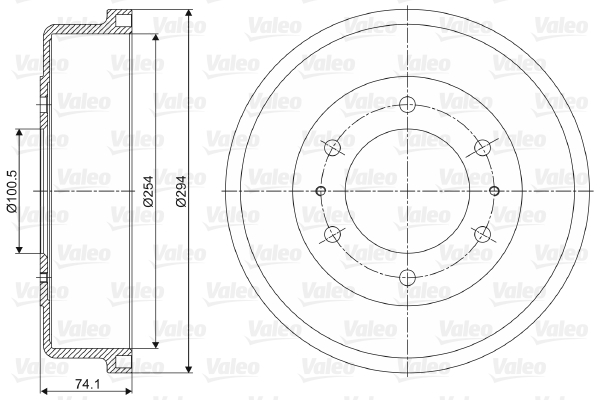 Remtrommel Valeo 237065