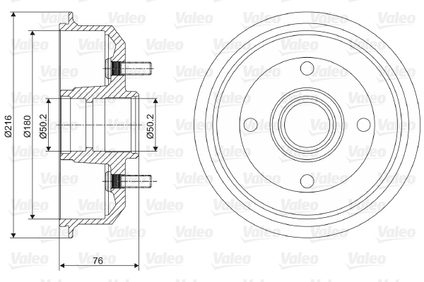 Remtrommel Valeo 237066