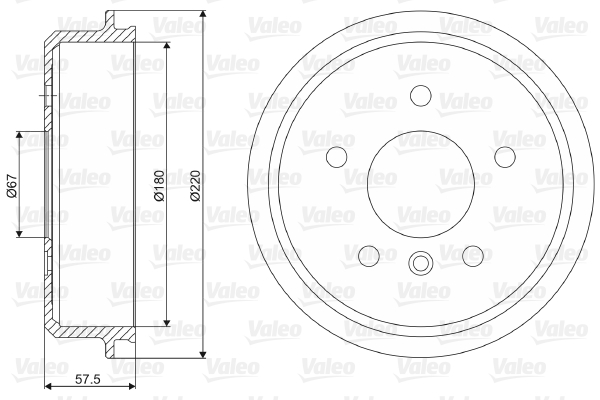 Remtrommel Valeo 237068