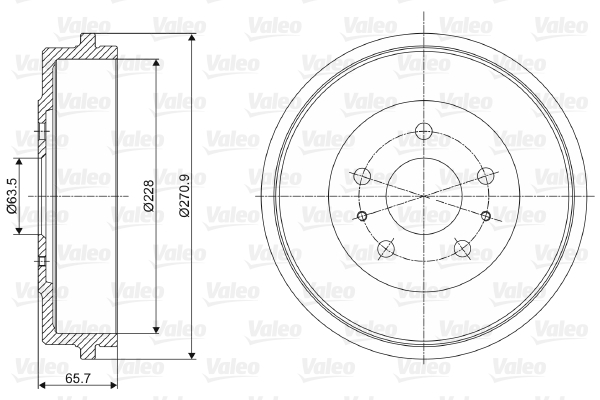 Remtrommel Valeo 237069