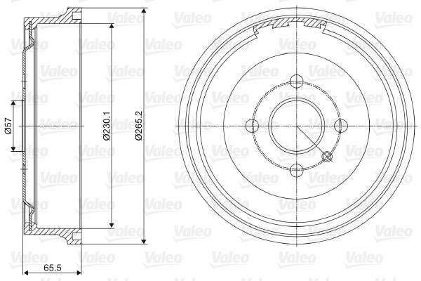 Remtrommel Valeo 237072