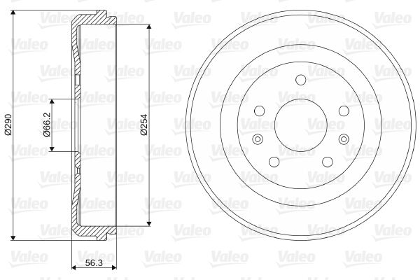 Remtrommel Valeo 237074