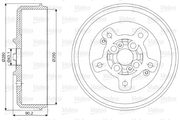 Remtrommel Valeo 237087