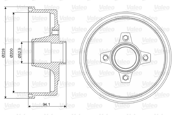 Remtrommel Valeo 237098