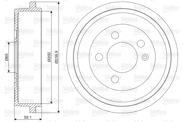 Remtrommel Valeo 237099