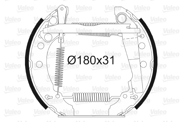 Remschoen set Valeo 554529