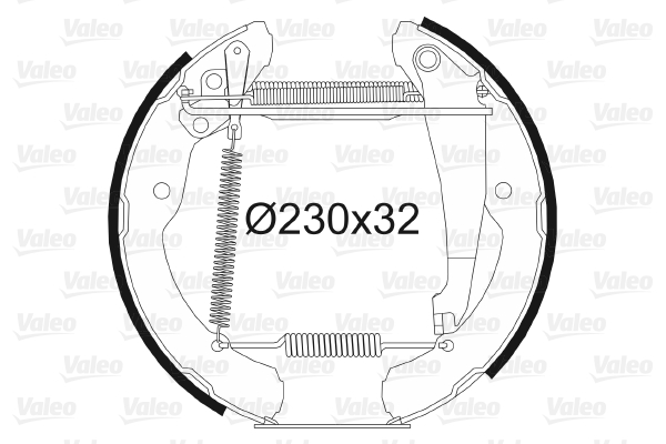 Remschoen set Valeo 554731