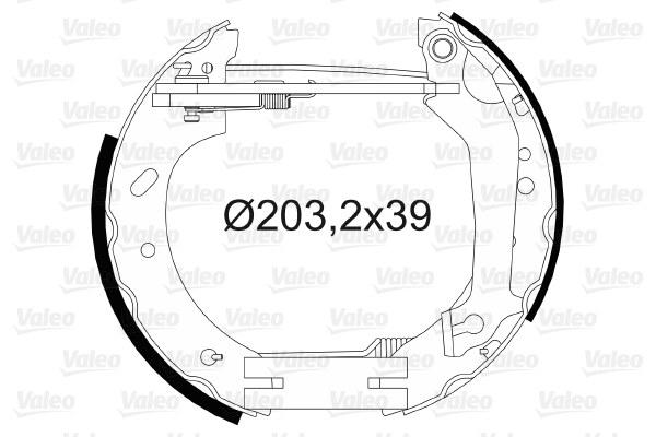 Remschoen set Valeo 554737