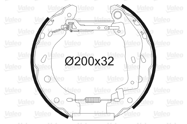 Remschoen set Valeo 554763