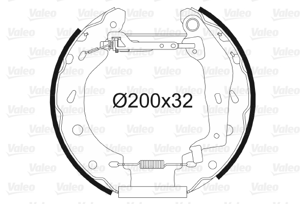 Remschoen set Valeo 554787