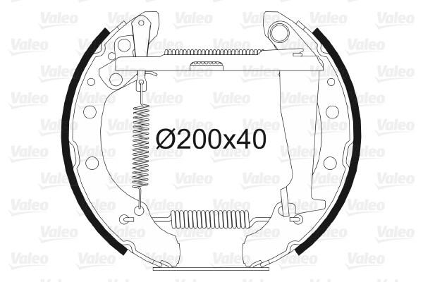 Remschoen set Valeo 554788