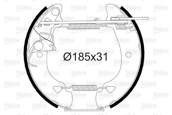 Remschoen set Valeo 554806