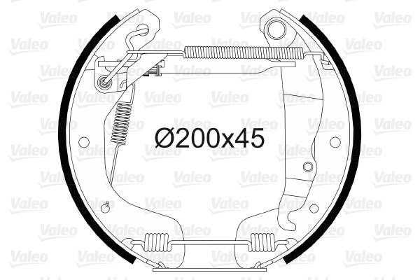 Remschoen set Valeo 554867