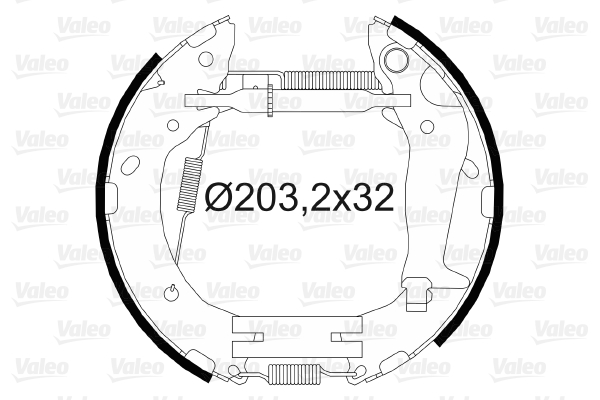 Remschoen set Valeo 554886